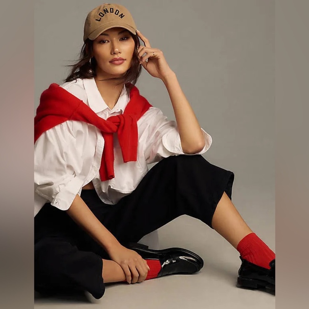 Anthropologie Wanderlust London Baseball Cap